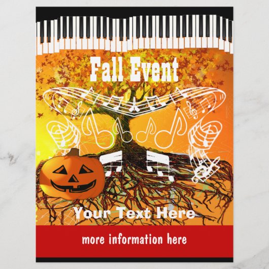 Herfstfestival Halloween-evenement of Flyer voor h (Voorkant)