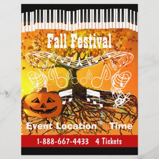 Herfstfestival Halloween-evenement of Flyer voor h (Voorkant)