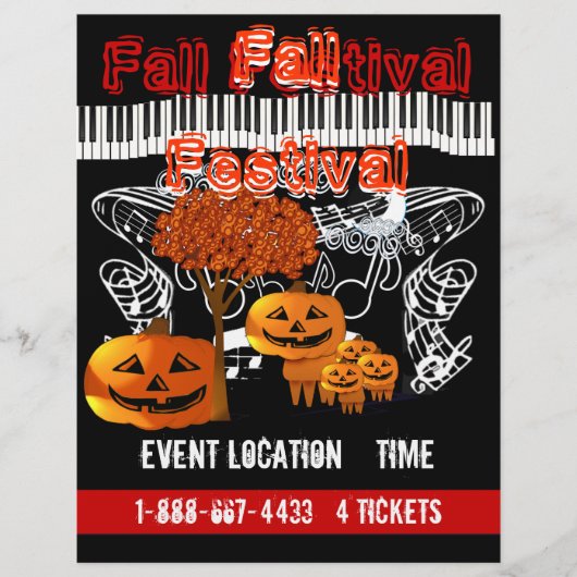 Herfstfestival Halloween-evenement of herfstevenem Flyer (Voorkant)