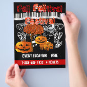 Herfstfestival Halloween-evenement of herfstevenem Flyer (Hand)