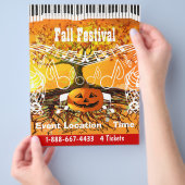 Herfstfestival Halloween-evenement of herfstevenem Flyer (Hand)