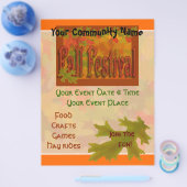 Herfstfestivalfolder Flyer (Enkel)