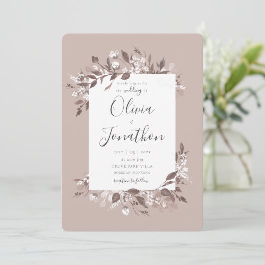 herfstflora kaart (Staand voorkant)