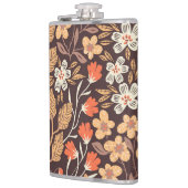 Herfstflora:  naadloos patroon heupfles (Links)