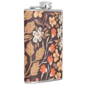 Herfstflora:  naadloos patroon heupfles (Rechts)