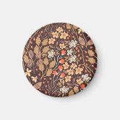 Herfstflora:  naadloos patroon magneet (Voorkant)