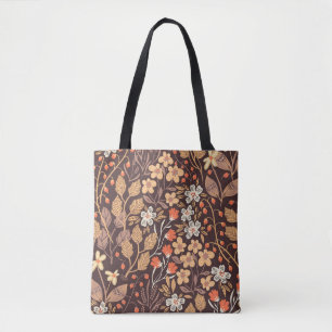 Herfstflora:  naadloos patroon tote bag