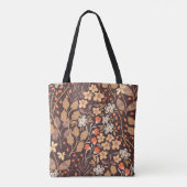 Herfstflora:  naadloos patroon tote bag (Achterkant)
