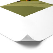 Herfstfluistering –Minimale seizoensposter van Skl Poster (Hoek)