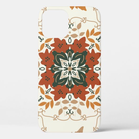 Herfstfluisteringen: Bloemige Geometrische Mix Case-Mate iPhone Case (Achterkant)