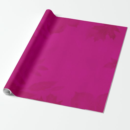 Herfstfluistert: bladversierd cadeaupapier (Uitgerold)