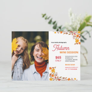 Herfstfotografie Mini sessie Sjabloon