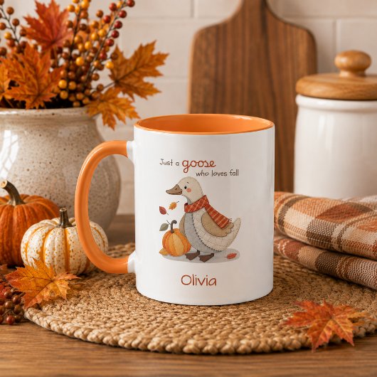 Herfstgans Whimsical Farmhouse Koffie Mok