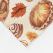 Herfstgebak Fleece Deken (Hoek)