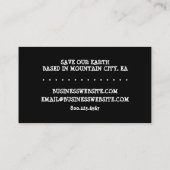 herfstgebergte visitekaartje (Achterkant)