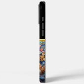 Herfstgebladerte met Waterverf Cross Case-Mate iPhone Case (Achterkant / Links)