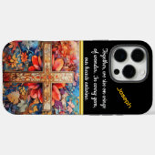 Herfstgebladerte met Waterverf Cross Case-Mate iPhone Case (Achterkant (horizontaal))