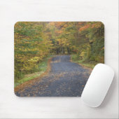 Herfstgeel langs de weg, Zuid-Vermont, VS Muismat (Met muis)