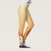 Herfstgeest met pompoen leggings (Rechts)