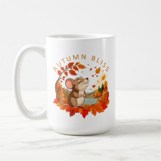 Herfstgeluk Knuffelmuis Koffiemok