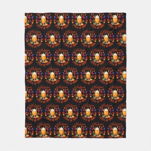 Herfstgemoedstoestand Fleece Deken (Voorkant)