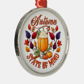 Herfstgemoedstoestand Metalen Ornament (Rechts)