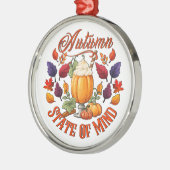 Herfstgemoedstoestand Metalen Ornament (Links)