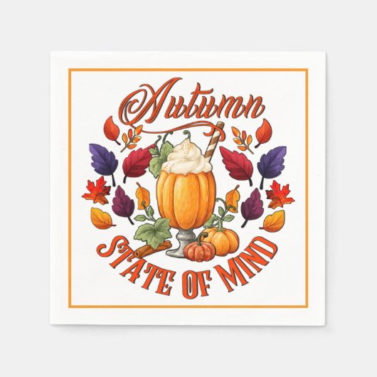 Herfstgemoedstoestand Servet (Voorkant)