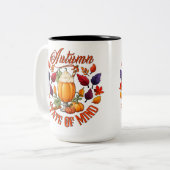 Herfstgemoedstoestand Tweekleurige Koffiemok (Voorkant links)