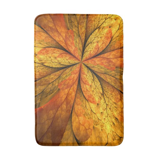 Herfstgevoel, moderne Abstracte fractale ventilato Badmat (Voorkant Verticaal)