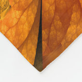 Herfstgevoel, moderne Abstracte fractale ventilato Fleece Deken (Hoek)