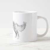 Herfstgezellen in de schaduw grote koffiekop (Rechts)