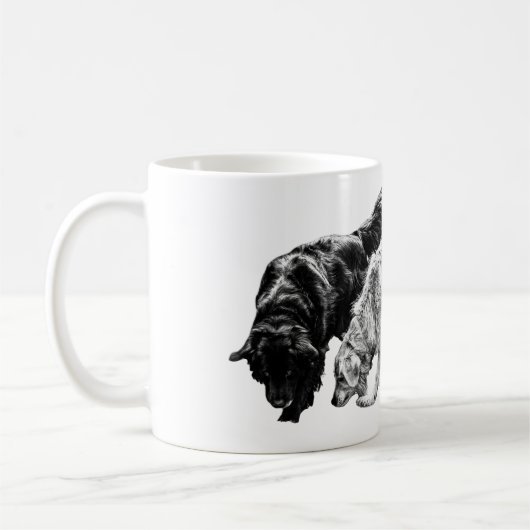 Herfstgezellen in de schaduw koffiemok (Links)