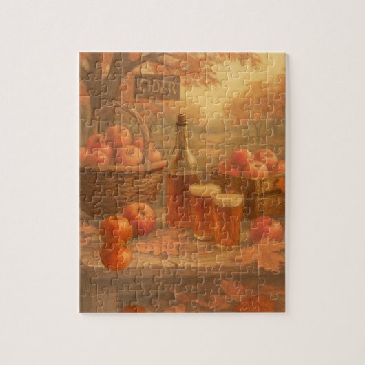 Herfstgieting - Rustieke appelsapproeverij Legpuzzel (Verticaal)