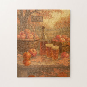 Herfstgieting - Rustieke appelsapproeverij Legpuzzel