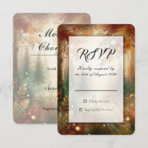 Herfstglans in de betoverde bosbruiloft