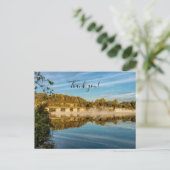Herfstglans Lake Springfield Dank U Briefkaart (Staand voorkant)