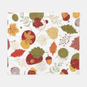 Herfstglans, Zachte Traagheid Fleece Deken (Voorkant (Horizontaal))