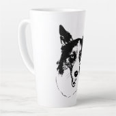 Herfstglimlach in inkt latte mok (Linkerhoek)