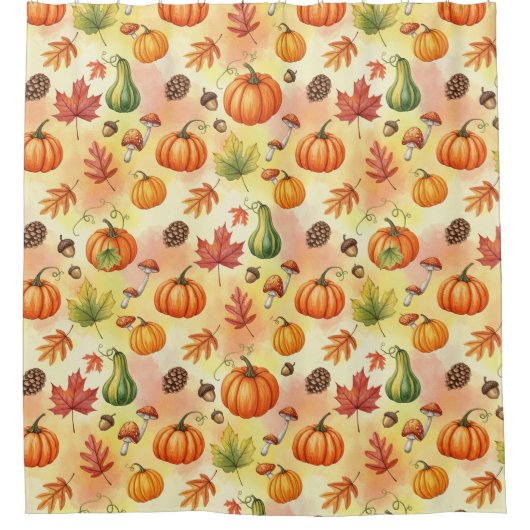 Herfstgloed Douchegordijn (Voorkant)