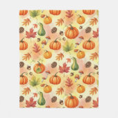 Herfstgloed Fleece Deken (Voorkant)