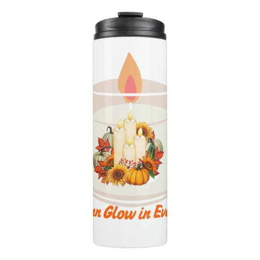 Herfstgloed in elk slokje thermosbeker (Voorkant)