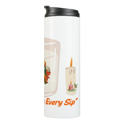 Herfstgloed in elk slokje thermosbeker (Geroteerd rechts)