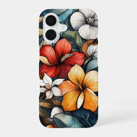 Herfstgloed iPhone 16 Hoesje (Achterkant)