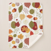 Herfstgloed, Zachte Traagheid Sherpa Deken (Voorkant)