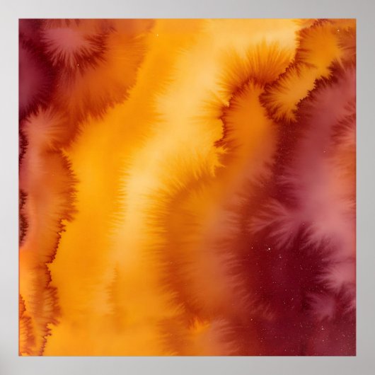 herfstgloeisluier poster (Voorkant)