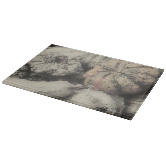 Herfstgolf in zwart-wit snijplank (Hoek)