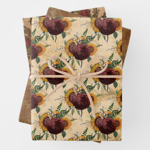 herfstgotiek inpakpapier vel