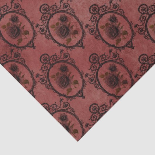 Herfstgotiek Victoriaans Tissuepapier (Detail)