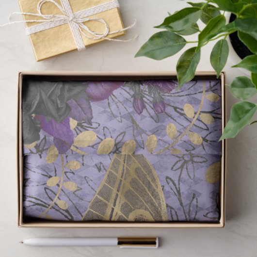 Herfstgotisch vlinderpapier tissuepapier (Geschenk)